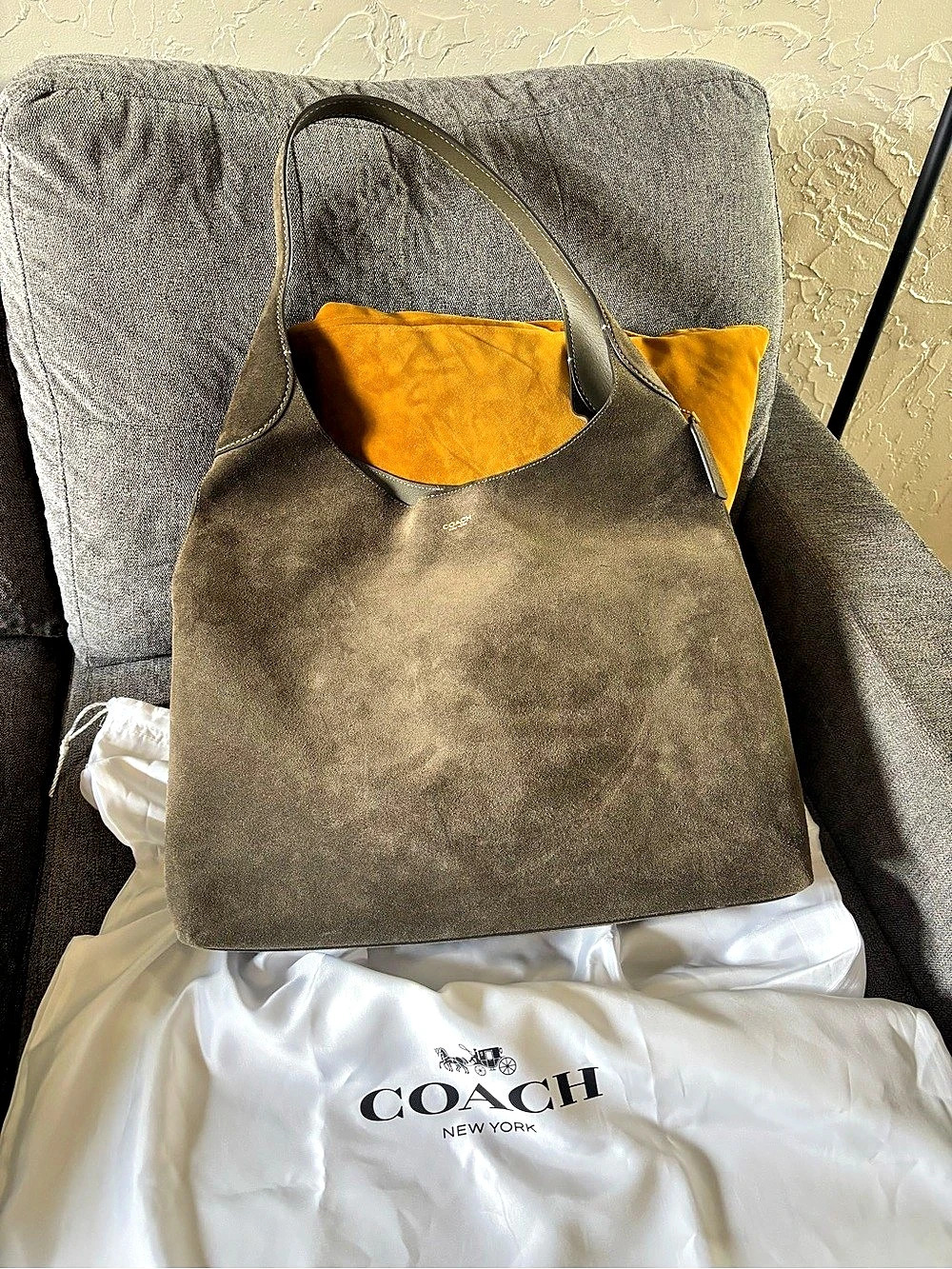 Coach Brooklyn Suede Shoulder Bag 39